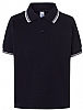 Polo Nio Kid Combinado JHK - Color Navy / White