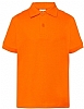 Polo Escolar Infantil Kid JHK - Color Orange