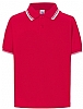 Polo Nio Kid Combinado JHK - Color Red / White