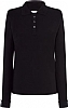 Polo Manga Larga Mujer JHK - Color Black