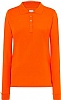 Polo Manga Larga Mujer JHK - Color Orange