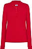Polo Manga Larga Mujer JHK - Color Red