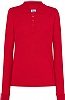 Polo Manga Larga Mujer JHK - Color Red