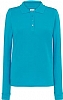 Polo Manga Larga Mujer JHK - Color Turquoise