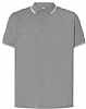 Polo Regular Combinado JHK - Color Gris Mezcla / Blanco