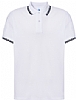 Polo Regular Combinado JHK - Color Blanco / Marino