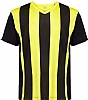 Camiseta Futbol Premier JHK - Color Negro / Amarillo