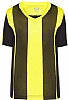 Camiseta Futbol Premier Infantil JHK - Color Negro / Amarillo