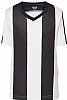 Camiseta Futbol Premier Infantil JHK - Color Blanco / Negro