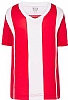 Camiseta Futbol Premier Infantil JHK - Color Blanco / Rojo