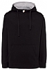 Sudadera Unisex Capucha JHK - Color Negro/Ash