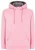 Sudadera Unisex Capucha JHK - Color Rosa / Gris Mezcla