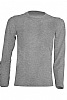 Camiseta Infantil Manga Larga JHK - Color Gris Mezcla