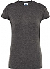 Camiseta Regular Lady Comfort Heather Mujer JHK - Color Charcoal Heather