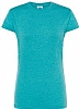 Camiseta Regular Lady Comfort Heather Mujer JHK - Color Turqoise Heather