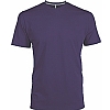 Camiseta Manga Corta Hombre Kariban - Color Purpura