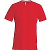 Camiseta Manga Corta Hombre Kariban - Color Rojo