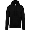 Sudadera Capucha Kariban - Color Negro