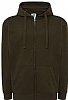 Sudadera Capucha Cremallera Hooded Jhk - Color Khaki