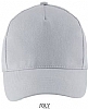 Gorra Long Beach Sols - Color Gris Puro