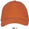 Gorra Long Beach Sols - Color Naranja