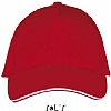 Gorra Long Beach Sols - Color Rojo / Blanco