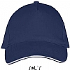 Gorra Long Beach Sols - Color French Marino / Blanco