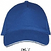 Gorra Long Beach Sols - Color Royal / Blanco