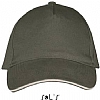 Gorra Long Beach Sols - Color Army / Beige