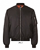 Chaqueta Bomber Unisex Remington Sols - Color Negro