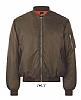Chaqueta Bomber Unisex Remington Sols - Color Tierra Sombra
