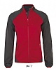 Chaqueta Soft Shell Rollings Mujer Sols - Color Rojo Chili/Gris