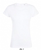 Camiseta Mujer Magma Sublimacion Sols - Color Blanco