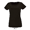 Camiseta Algodon Biologico Mujer Milo Sols - Color Negro Profundo