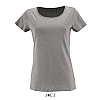 Camiseta Algodon Biologico Mujer Milo Sols - Color Gris Mezcla