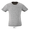 Camiseta Algodon Biologico Infantil Milo Sols - Color Gris Mezcla