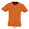 Camiseta Algodon Biologico Infantil Milo Sols - Color Naranja