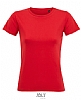Camiseta Mujer Imperial Fit Sols - Color Rojo