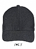 Gorra Denim 6 Paneles Foxy Sols - Color Brut Denim