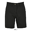 Bermuda Mujer Estilo Chino Jasper Sols - Color Negro