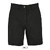 Bermuda Mujer Estilo Chino Jasper Sols - Color Negro