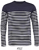 Camiseta Matelot Manga Larga Sols - Color French Marino / Blanco