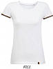 Camiseta Rainbow Mujer Sols - Color Blanco / Multicolor