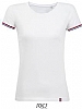 Camiseta Rainbow Mujer Sols - Color Blanco / Royal