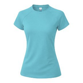 Color Turquesa - Camiseta Técnica Mujer Cocker Makito