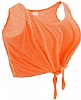Camiseta Mujer Slem Makito - Color Naranja Flúor