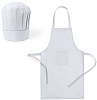 Delantal Gorro de Cocina Infantil Legox - Color Blanco