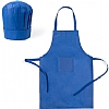 Delantal Gorro de Cocina Infantil Legox - Color Royal