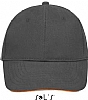 Gorra Buffalo Sols - Color Gris Oscuro / Naranja