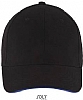 Gorra Buffalo Sols - Color Negro / Royal